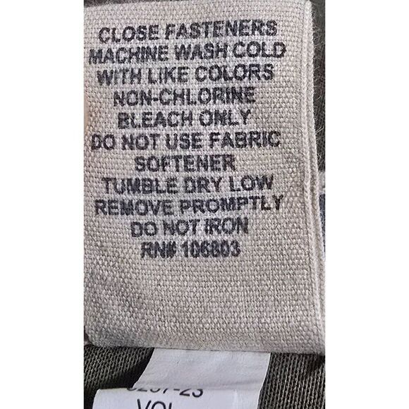 Duluth Trading Co. Cargo Shorts Mens L Olive Green Cotton Blend - Picture 9 of 12